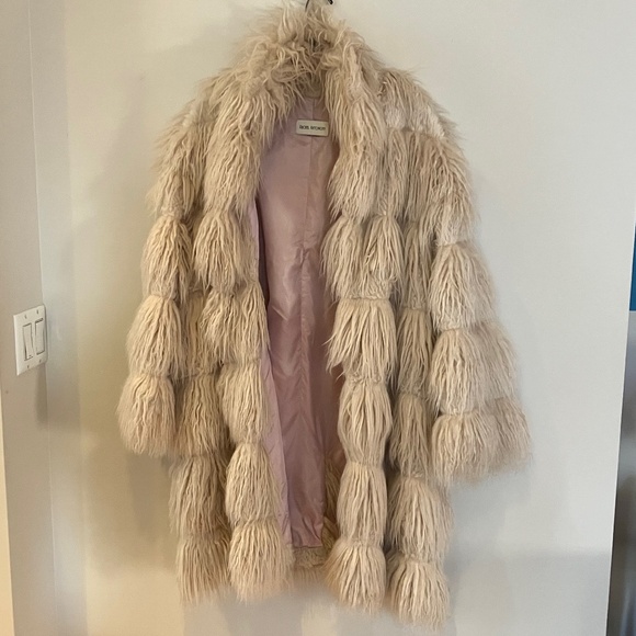 Rachel Antonoff Jackets & Blazers - Rachel Antonoff Supermodel Glamour Oversize Faux Fur Coat L XL